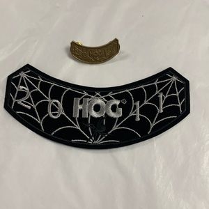 Harley-Davidson HOG member exclusive pin/patch combo 2011 edition